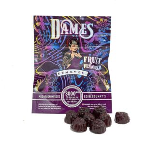 Commandez dès maintenant les délicieux gommes infusées 3000mg aux champignons des dames | shrooms-cannabis.com