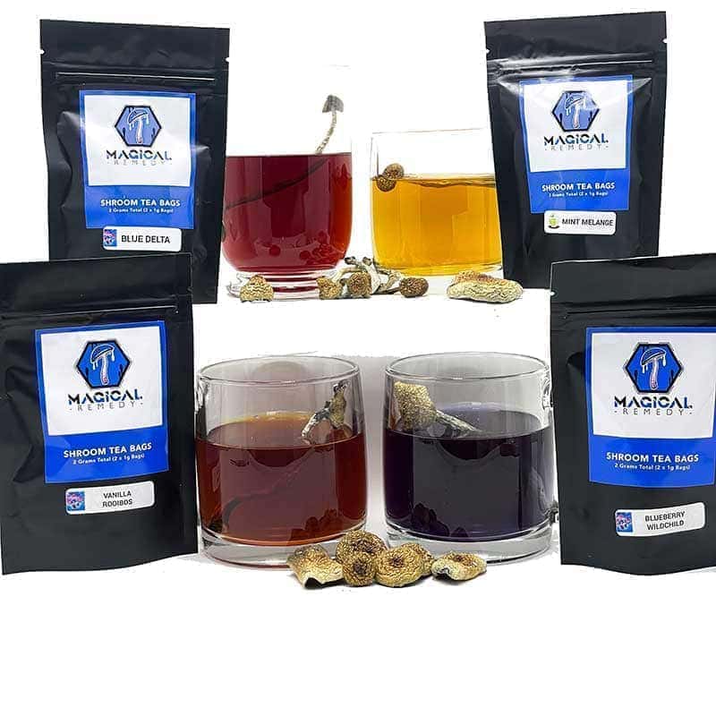 Buy Now 2g Magical Remedy Shroom Tea Bags | shrooms-cannabis.com