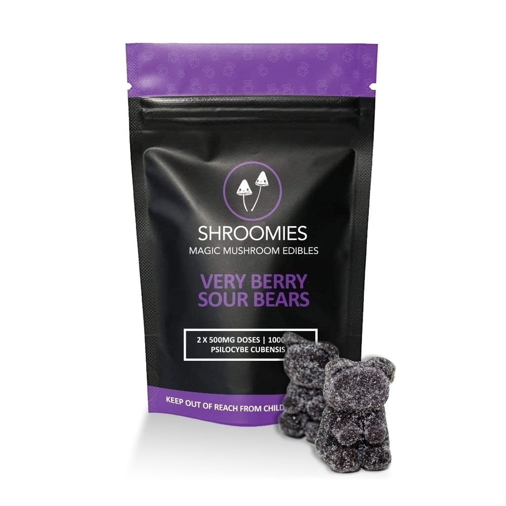 Order Very Berry Sour Bears 1000mg Shroomies Now| shrooms-cannabis.com