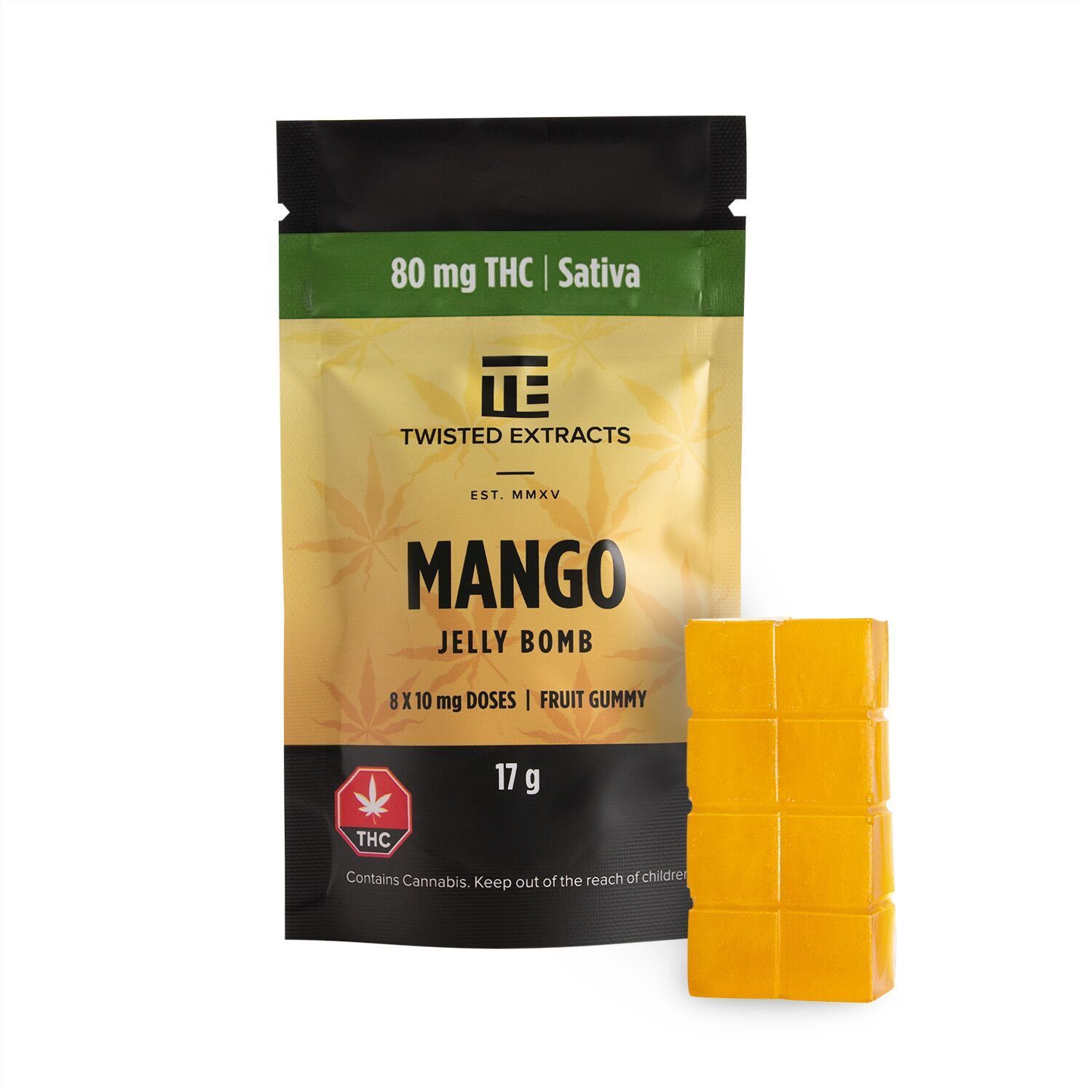 Order Mango Sativa Twisted Extracts Jelly Bombs 80mg Now | shrooms-cannabis.com